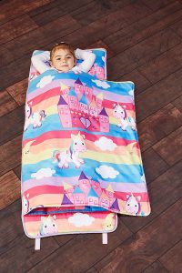 EVERYDAY KIDS Preschool Rollup Unicorn Sleeping Bags For Girls