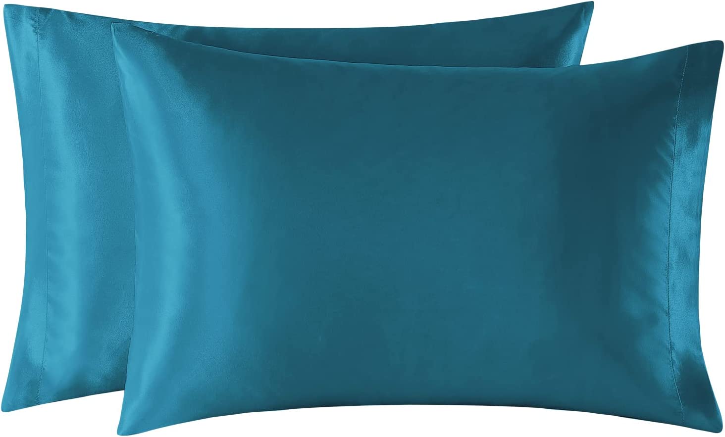 EXQ Home Machine Washable Smooth Satin Pillowcases, 2-Pack