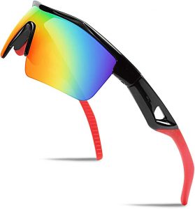 FEISEDY Water Resistant Anti-Slip Sunglasses For Kids