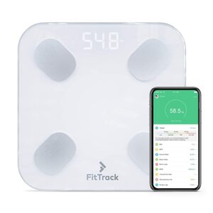 FitTrack Personalized Glass BMI Scale
