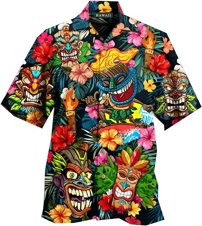 Generic Men’s Tropical Hawaiian Shirt