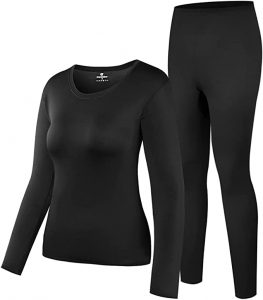 HEROBIKER Thermal Underwear Layering Pieces, 2-Count
