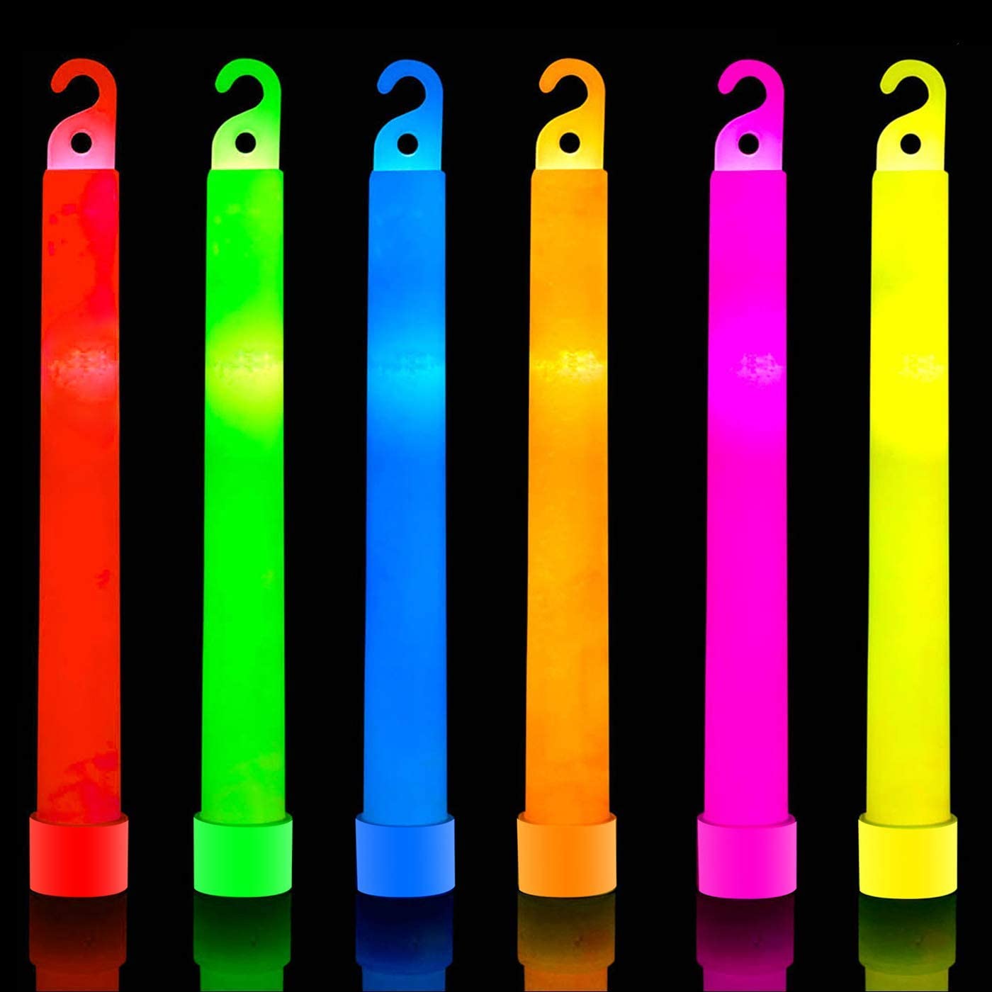 HSGUS Waterproof Eco-Friendly Glow Sticks, 32-Pack