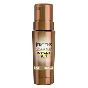 Jergens Natural Light Bronze Glow Instant Self Tanner Mousse