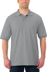 Jerzees Stain-Resistant Men’s Short Sleeve Polo Shirt