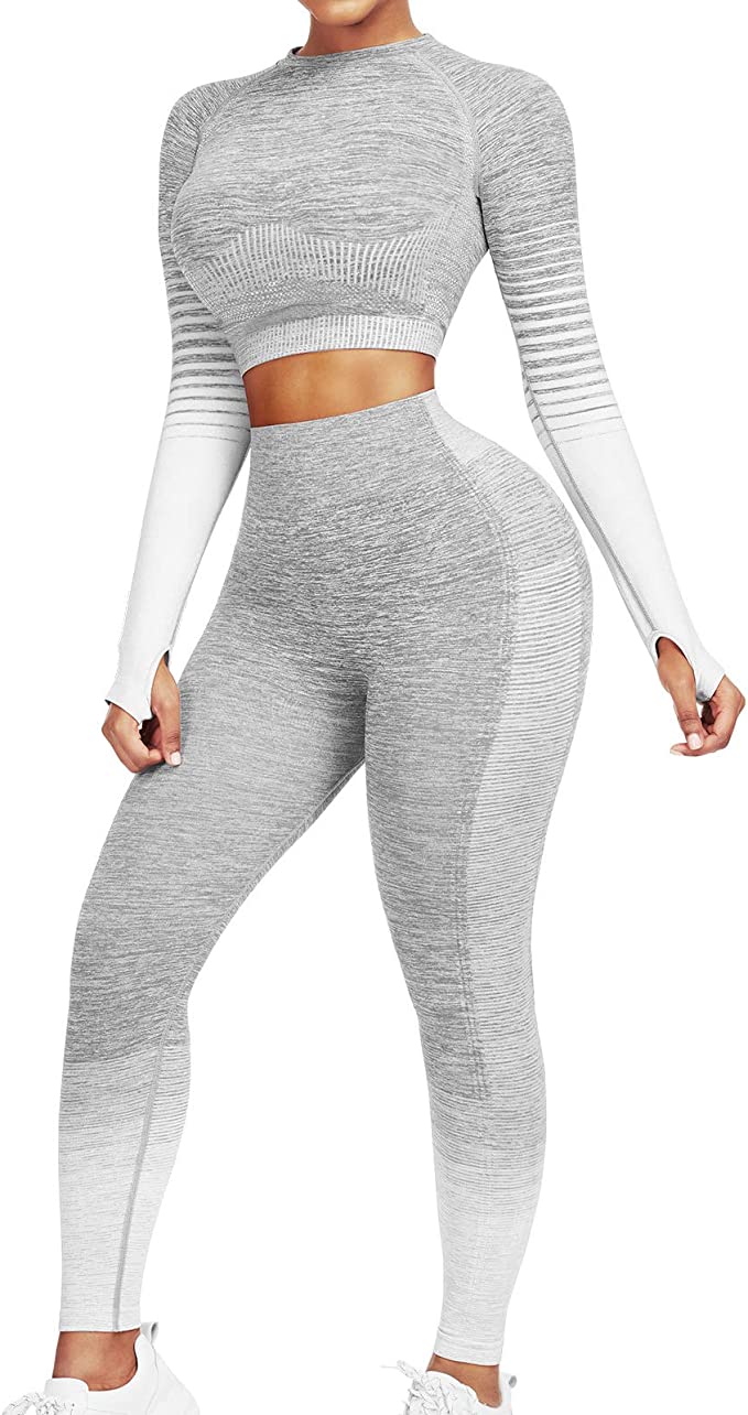 JULY’S SONG Workout Clothing Sets, 5 Piece