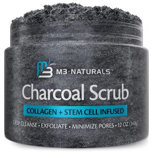 M3 Naturals Charcoal & Collagen Exfoliator For Men