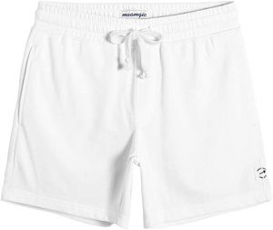 maamgic Lightweight Moisture-Wicking Men’s White Shorts