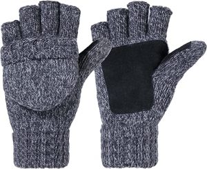 Metog Suede Palm & Convertible Flap Women’s Mittens