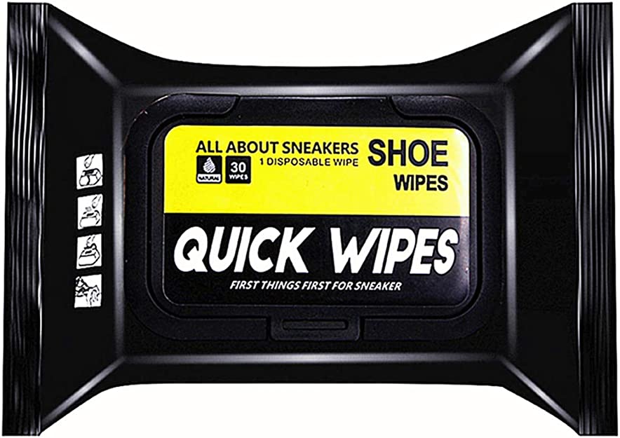MEZUT Portable Shoe Quick Cleaner Wipes, 30-Pack