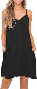 MISFAY Breathable Pocketed Women’s Tank Dress