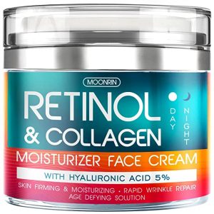 MOONRIN Hyaluronic Acid Anti-Aging Retinol Cream for Face