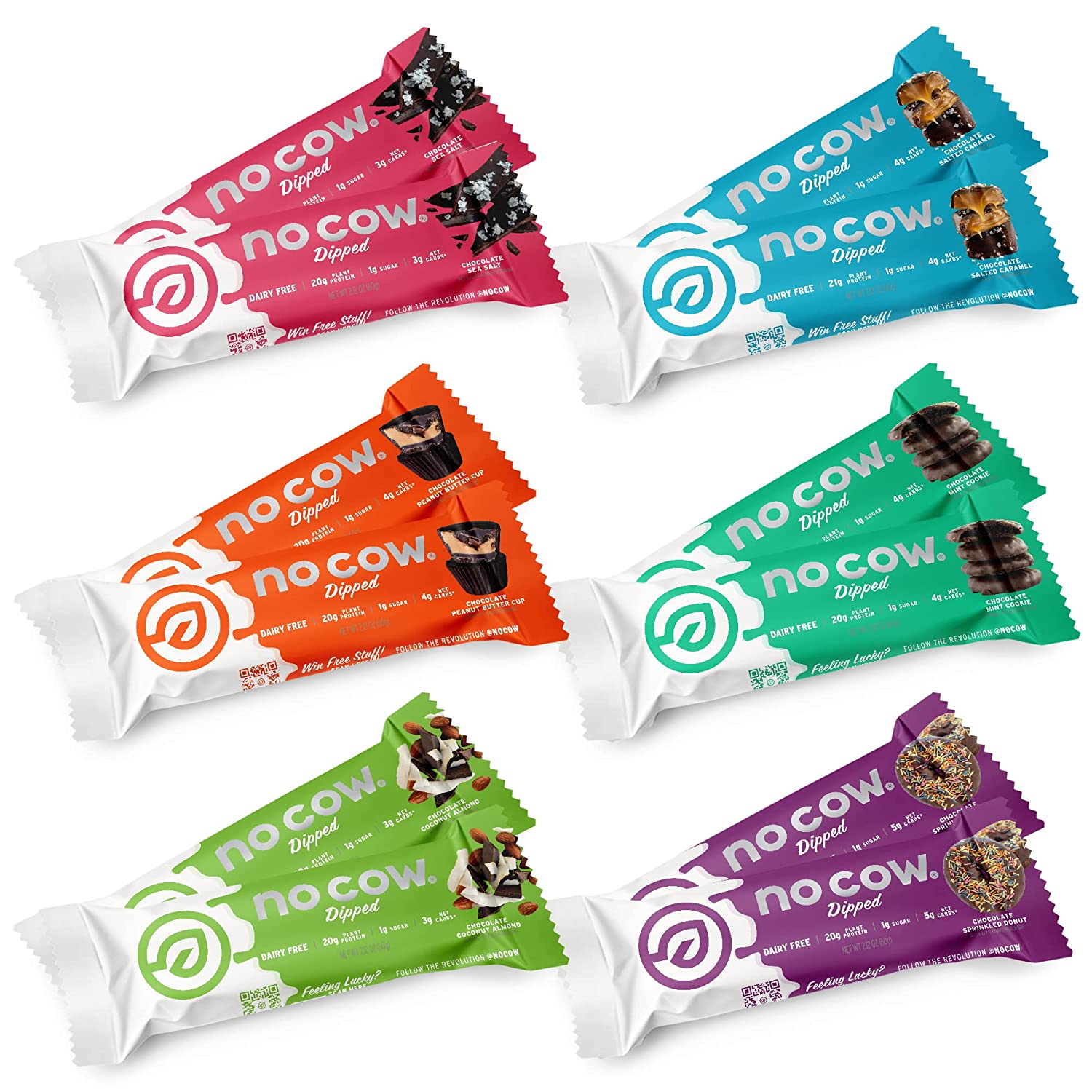 No Cow Dipped Certified Gluten Free Meal Replacement Bars