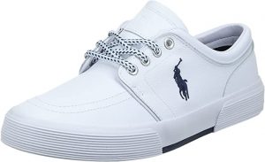 Polo Ralph Lauren Faxon Embroidered Logo Men’s White Shoes