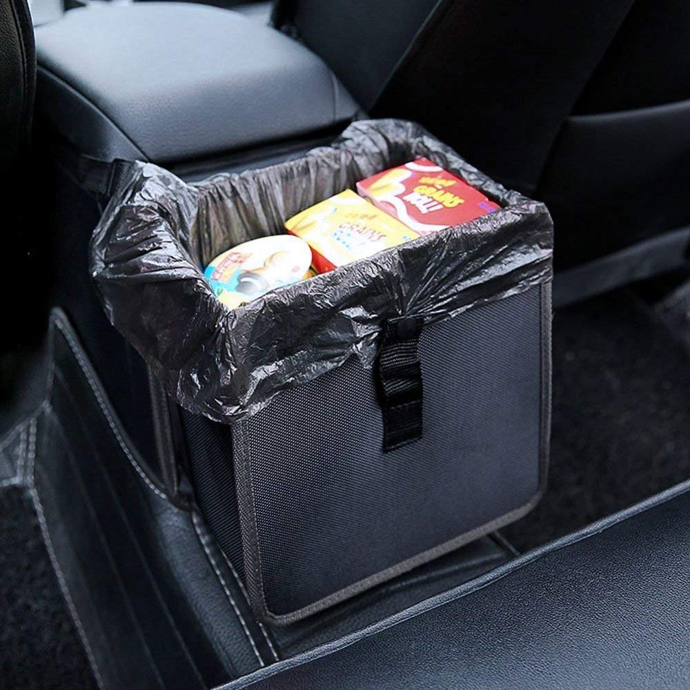 2 Pack Car Trash Bags Car Trash Can Washable Eco-Friendly Seat Back Hanging