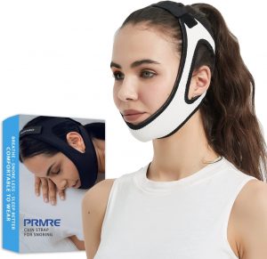 PRMRES Unisex Breathable Snoring Chin Strap