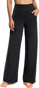 Promover Yoga Stretch Fabric Wide-Leg Pants For Women
