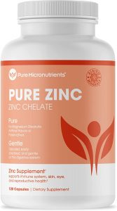 Pure Micronutrients Immune Support Zinc Supplement, 120-Count