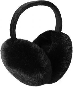 Simplicity Lightweight Foldable Faux Fur Earmuffs For Women