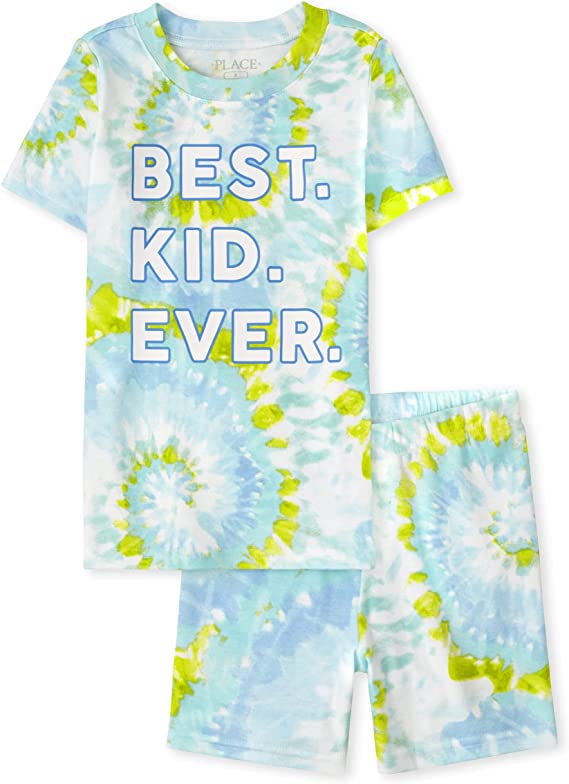 The Children’s Place Summer Cotton Kids’ Pajamas, 2-Piece