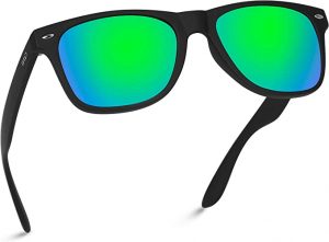 WearMe Pro Horn Rimmed Mirrored Sunglasses For Men