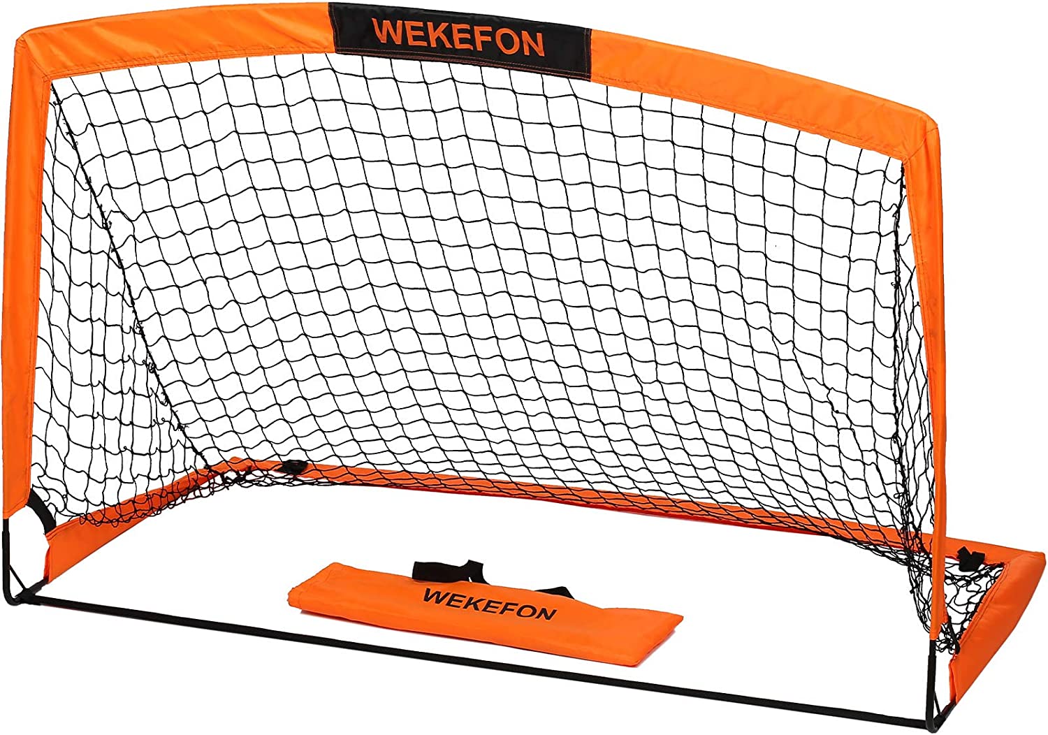WEKEFON Impact-Resistant All-Weather Soccer Goal, 5×3.1-Foot