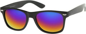zeroUV Horn Rimmed Mirrored Sunglasses For Men