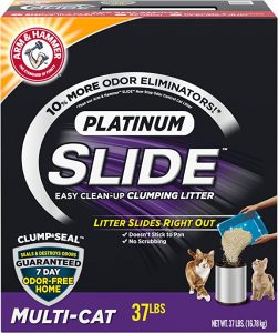Arm & Hammer Platinum Slide Clump & Seal Multi Cat Litter