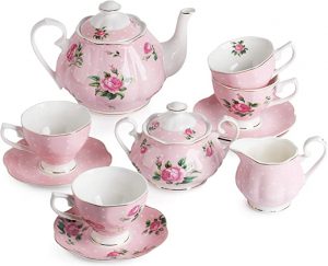 Brew To A Tea Floral Tea Set For Four