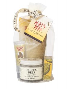 Burt’s Bees Cotton Gloves & Cream Hand Care Set, 3-Piece