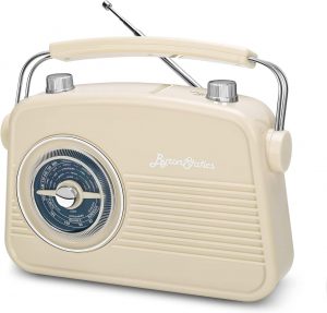 ByronStatics 1950s Style Lightweight AM Radio