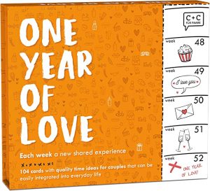 C + C FÜR PAARE One Year of Love Couples Game
