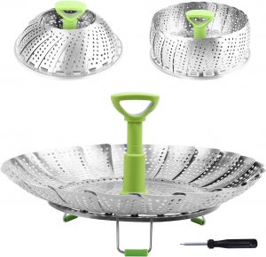 Consevisen Healthy Cooking Fold-Up Food Steamer