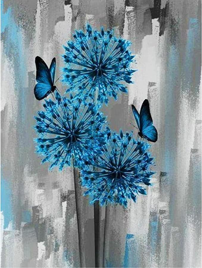 DOTZSO Butterfly Flowers 5D Diamond Painting Kit