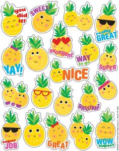 Eureka Fruit Themed Self-Adhesive Scratch And Sniff Stickers