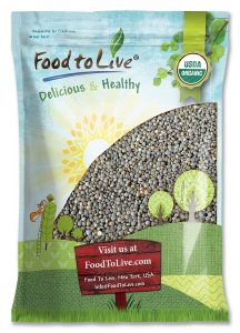 Food to Live Peppery Resealable Dried French Lentils