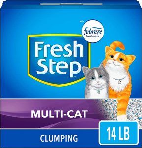Fresh Step Febreze Scented Multi-Cat Extra Strength Clumping Cat Litter