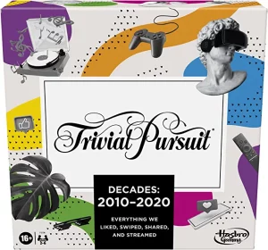 Hasbro Trivial Pursuit Decades 2010-2020 Pop Culture Trivia Game