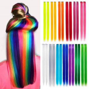 HH FASHION Assorted Colors Synthetic Hair Extensions, 26-Piece