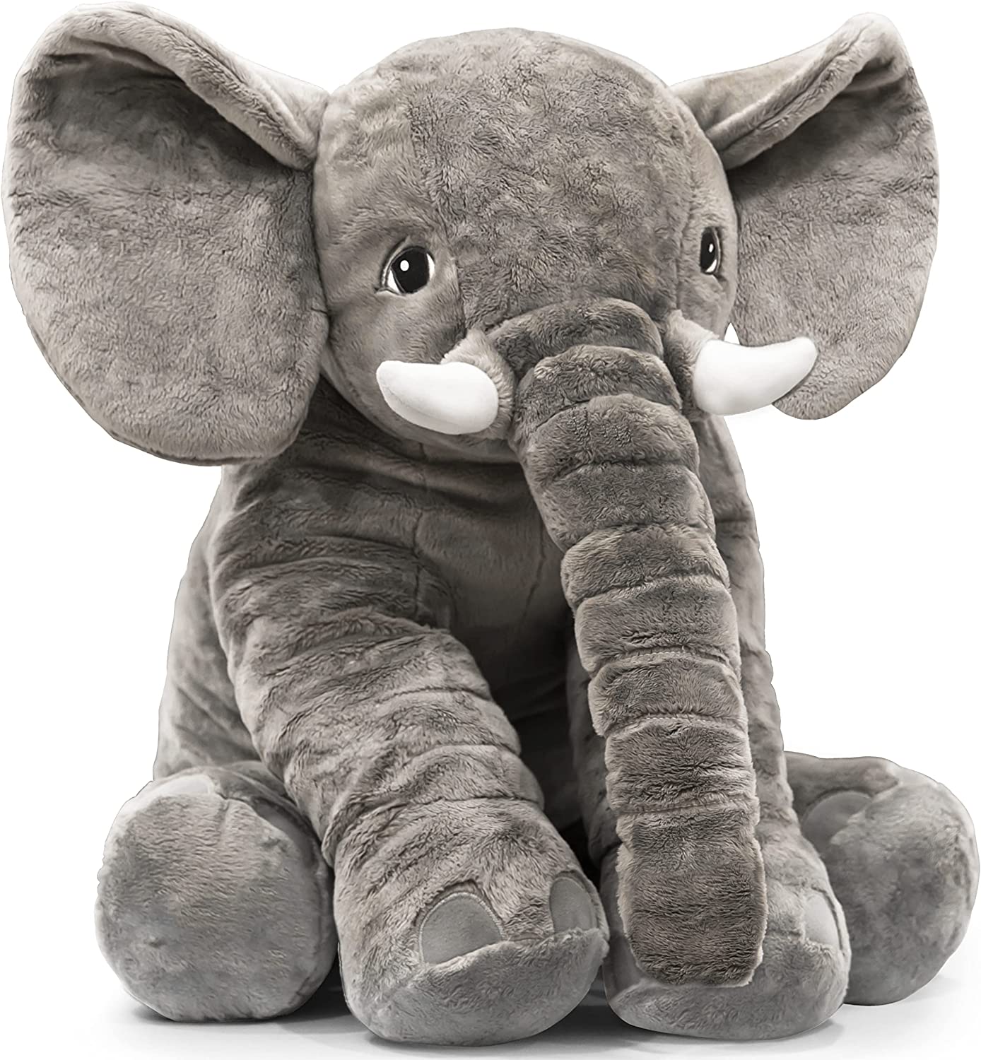 Homily Breathable Elephant Stuffed Animal, 24-Inch