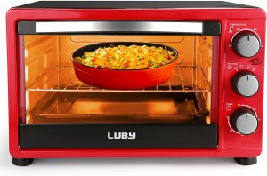 LUBY Electric 3-In-1 Convection Toaster Oven