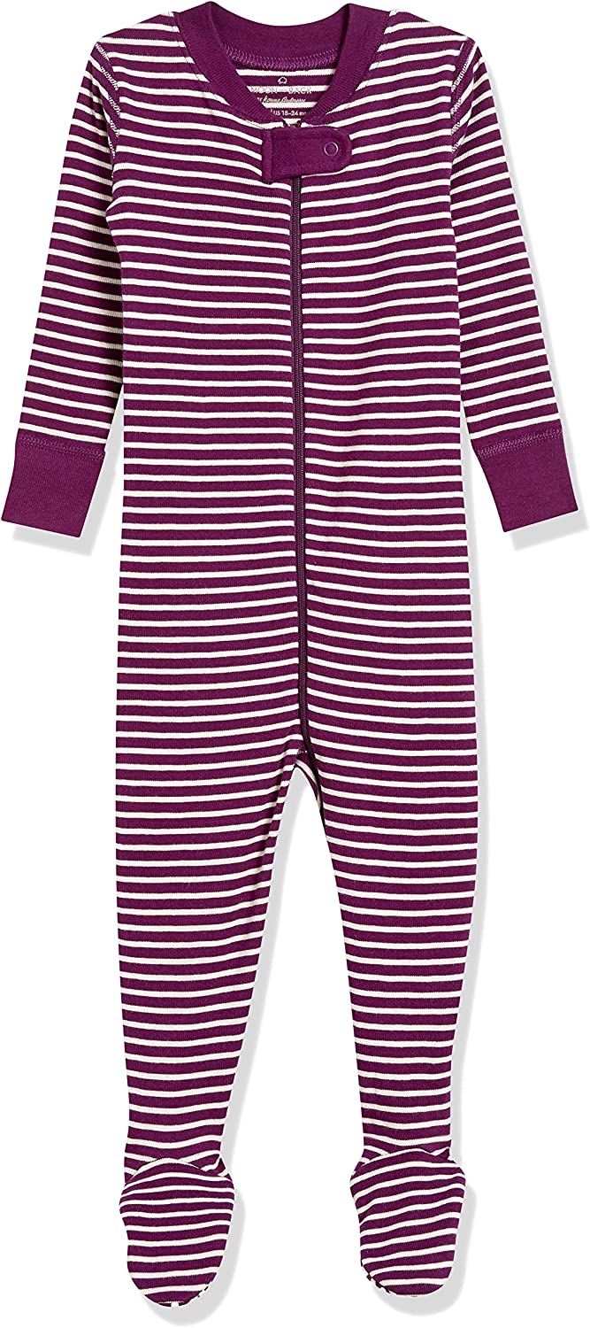 Moon and Back by Hanna Andersson Zippered Footie Pajamas For Kids