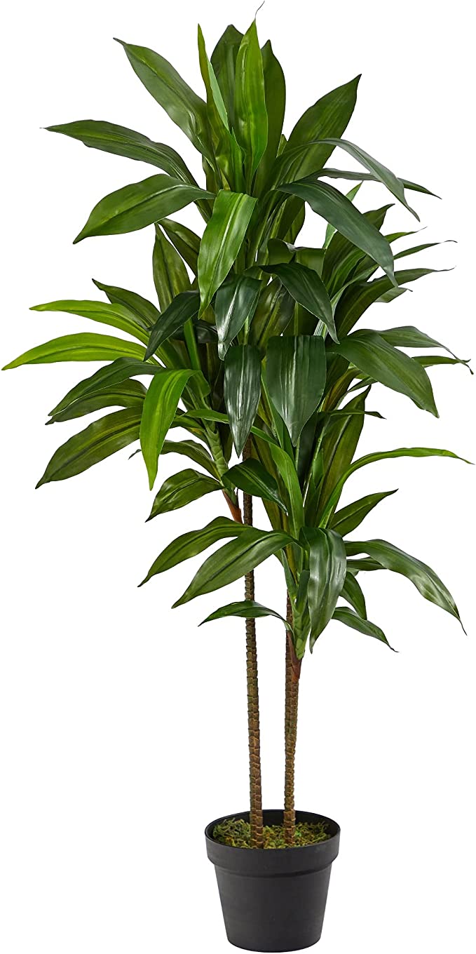 Nearly Natural Real Touch Silk Fake Dracaena Plant