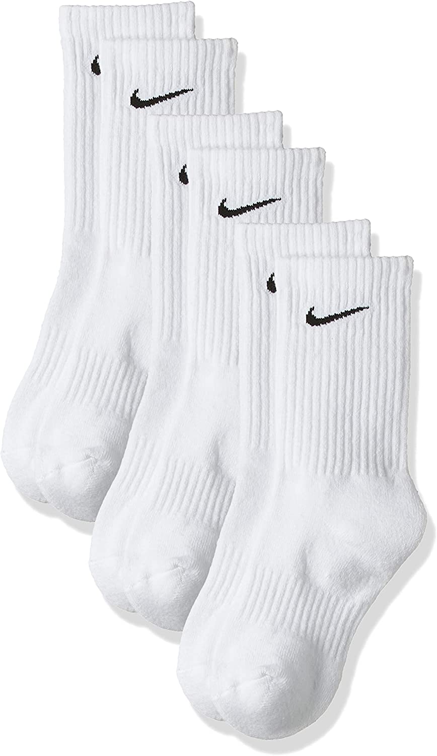 Nike Machine Washable Cotton Socks, 3-Pair