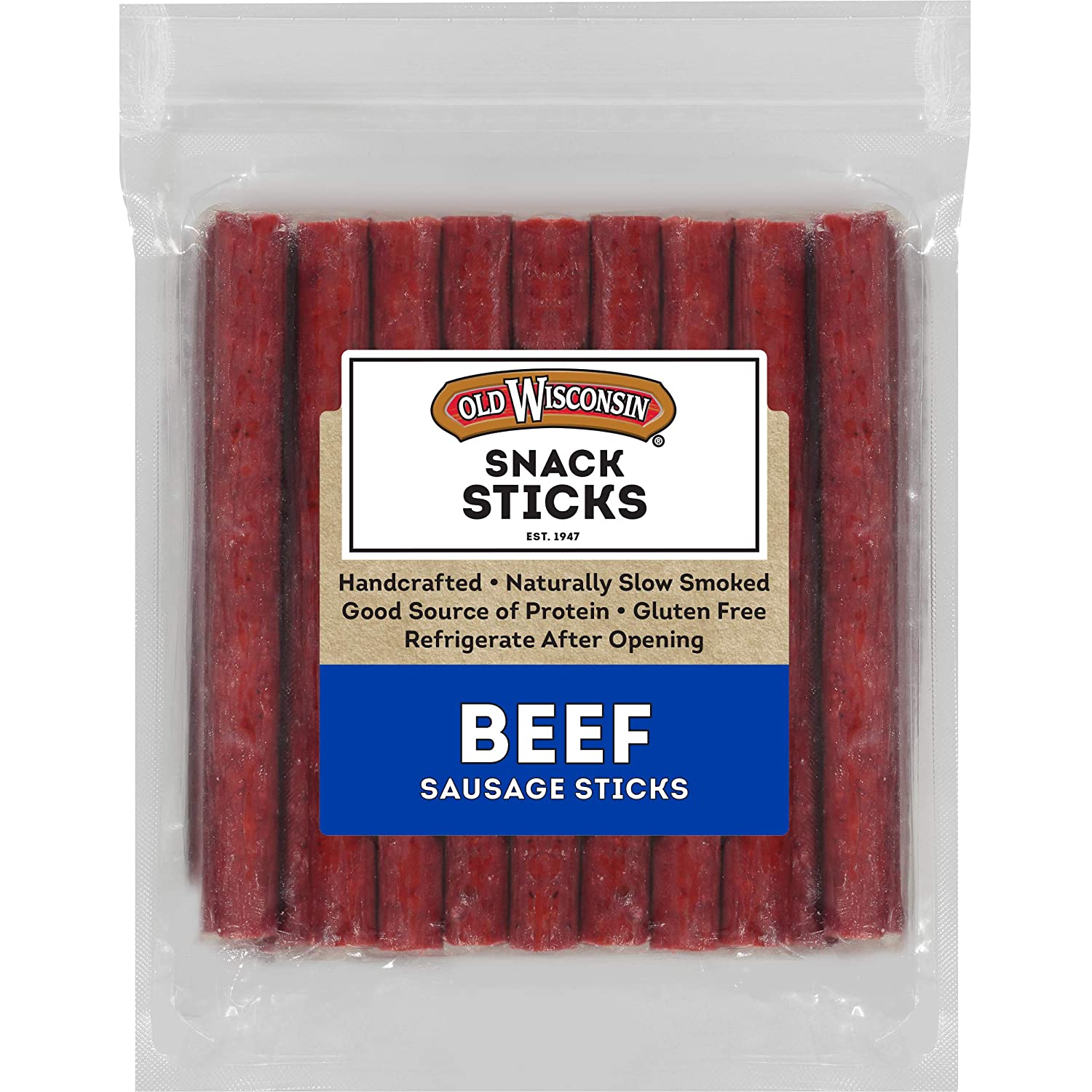 Old Wisconsin Handcrafted Hardwood Smoked Beef Sticks
