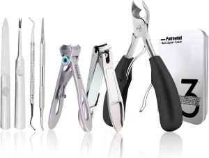 Pairswind Assorted Steel Tools & Nail Clippers For Seniors, 7-Piece