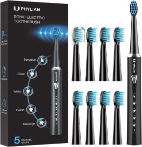 PHYLIAN Customizable Sensitive Teeth Electric Toothbrush