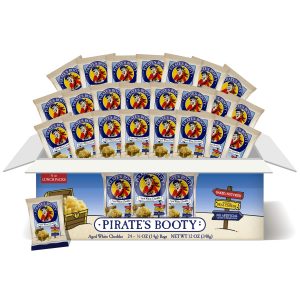 Pirate’s Booty Baked Cheese Puffs Snacks, 24-Count