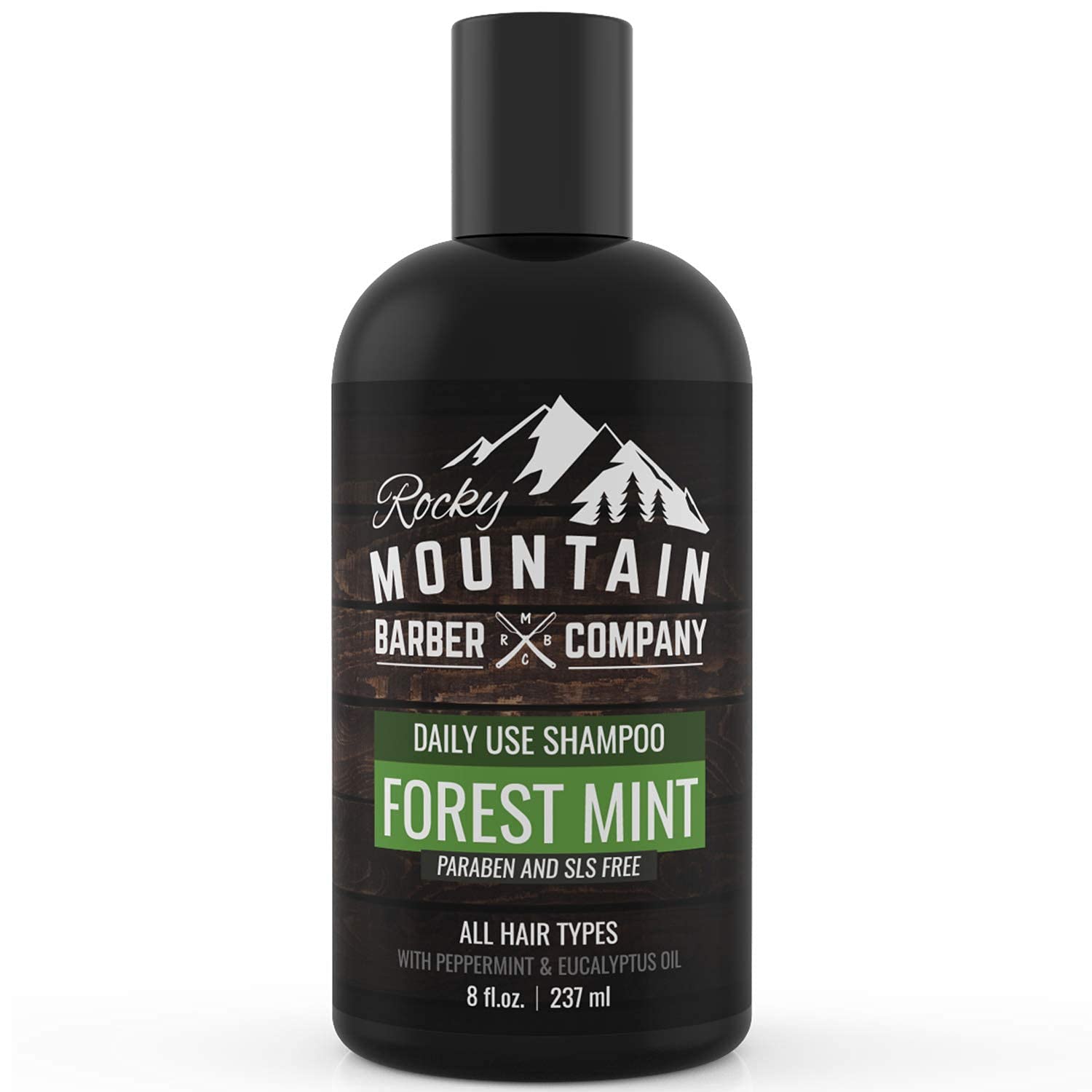 Rocky Mountain Barber Company All Hair Types Tea Tree Oil & Mint Shampoo