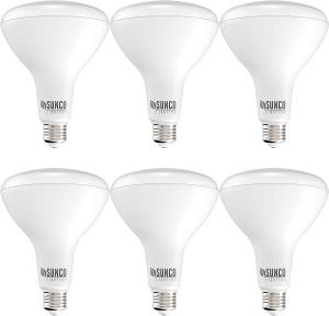 Sunco Lighting Energy Star Anti-Shatter Dimmable Light Bulbs, 6-Pack